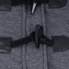 Female Coat Thick Horn Button Hooded Cotton Blend Women Jacket