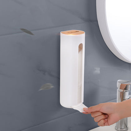 Wall-mounted Cotton Pad Holder