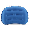 Travel Inflatable TPU Neck Pillow Press Type Office Aircraft Waist Cushion