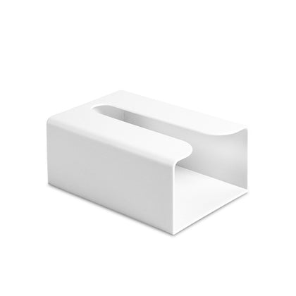 Plastic Tissue Box Wall-mounted Solid Color Paper Holder