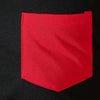 Pleated Sleeve Color Blocking Spliced T-shirt