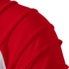 Pleated Sleeve Color Blocking Spliced T-shirt