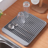 Solid Color Drainer Board Dish Fruit Vegetable Drying Rack