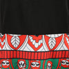 Christmas Print Long-sleeved Vintage Dress for Women
