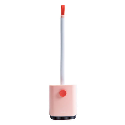 Long Handle Soft Hair Toilet Brush with Full Hole Base