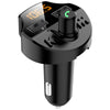 T66 Multifunctional Car Bluetooth 5.0 Dual USB Ports Charger MP3 Player Hand Free FM Transmitter
