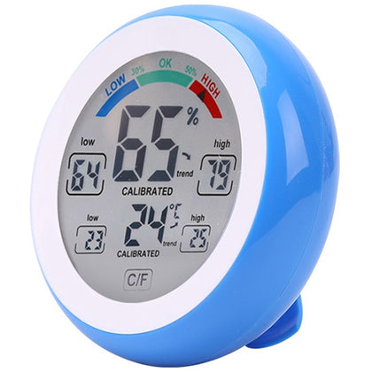 Multifunctional Indoor Temperature and Humidity Meter LCD Electronic Touch Thermometer