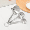 3pcs Stainless Steel Funnel Liquid Oil Water Filter