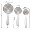 3pcs Stainless Steel Funnel Liquid Oil Water Filter