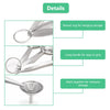 3pcs Stainless Steel Funnel Liquid Oil Water Filter