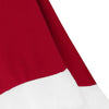 Christmas Bow Tie Collar Faux Fur Panel Dip Hem Dress