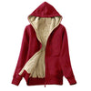 Faux Shearling Lining Hooded Jacket