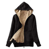 Faux Shearling Lining Hooded Jacket