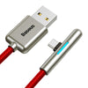 Baseus Elbow LED 40W Fast Charging USB Type-C Data Cable 2m