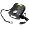 DC 12V 120W Portable Car Air Pump Clear Pressure Gauge LED Emergency Light for Kinds of Vehicles