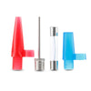 DC 12V 120W Portable Car Air Pump Clear Pressure Gauge LED Emergency Light for Kinds of Vehicles