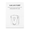 DC 12V 120W Portable Car Air Pump Clear Pressure Gauge LED Emergency Light for Kinds of Vehicles