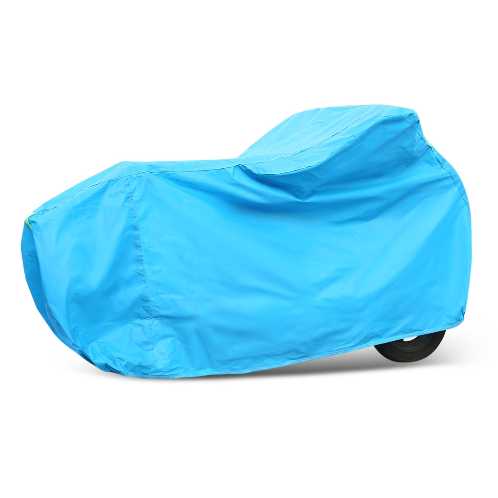 Motorcycle Cover Thickened PEVA Fine Cotton Reinforced Stitches Durable Protector for All Seasons