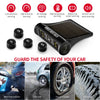 AutoLover TY02 Tire Pressure Monitoring System Solar TPMS USB Charging Clear Screen Real-time Tester 4 External Sensors