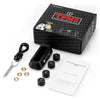 AutoLover TY16 Tire Pressure Monitoring System Solar TPMS USB Charging Clear Screen Real-time Tester 4 External Sensors