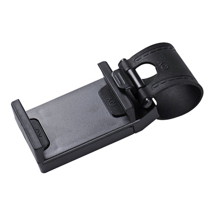 Universal Car Steering Wheel Clip Mount Holder for iPhone / Samsung / Huawei Mobile Phone GPS