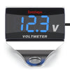 12-150V LED Display Digital Voltmeter Voltage Gauge Panel Meter with Bracket for Motorcycle Scooter Car