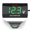12-150V LED Display Digital Voltmeter Voltage Gauge Panel Meter with Bracket for Motorcycle Scooter Car
