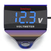 12-150V LED Display Digital Voltmeter Voltage Gauge Panel Meter with Bracket for Motorcycle Scooter Car