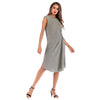 Round Neck Sleeveless Knot Casual Dress for Women