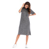 Hooded Short Sleeve Casual Dress for Women