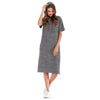 Hooded Short Sleeve Casual Dress for Women