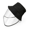 Anti-saliva Transparent Protective Hat Anti-fog Cap Isolation Removable Mask Cover Face