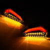 Motorcycle LED Turn Signal Lights Driving Colorful Light for 12V Motorcycle Electric Car Vehicles 2pcs