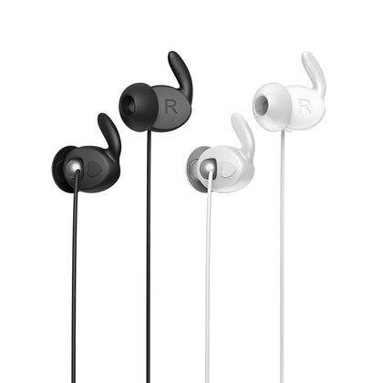 REMAX RM - 625 Metal Wired Half In-ear Earphones with Soft Silicone Ear Caps