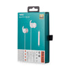 REMAX RM - 625 Metal Wired Half In-ear Earphones with Soft Silicone Ear Caps