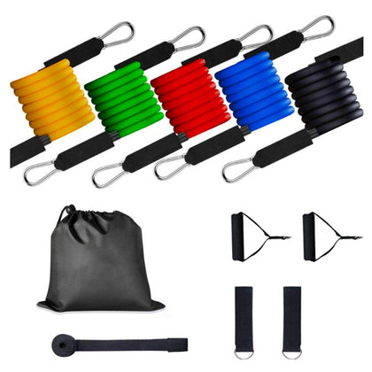 Resistance Band Elastic Pulling Rope TPE Material 11pcs