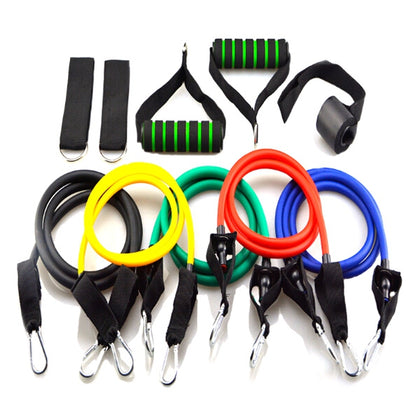 Resistance Band Elastic Pulling Rope TPE Material 11pcs