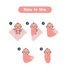 Lovely Print Baby Muslin Swaddle Blanket Infant Swaddling Towel