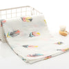 Lovely Print Baby Muslin Swaddle Blanket Infant Swaddling Towel