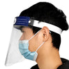 5PCS HD Transparent Face Shield Soft Latex Foam Elastic Headband Protection for Spit Dust Fog Pollen