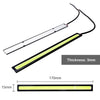 12V Universal Waterproof Car Daytime Running Light Super Bright DRL COB LED Strips