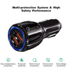 USB Car Charger with Dual QC3.0 Port 12 - 24V