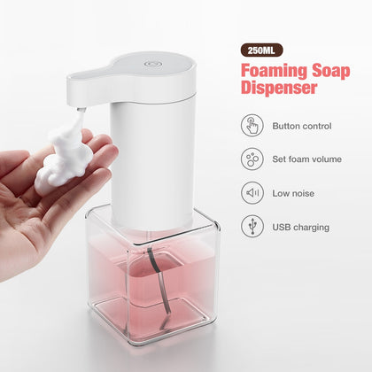 Household Button Control Foaming Soap Dispenser