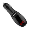 S93 Multi-functional Air Purifier QC3.0 Car Phone Charger Display Formaldehyde Removal