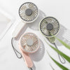 Edon E806 Portable Handheld Small Fan Student Dormitory Silent Mini-USB Charging Folding Fan