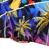 Summer Beach Casual Shirt Fashionable Coconut Tree Print Short Sleeve Turn-down Collar for Men