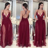 Women's Deep V Neck Sleeveless Elegant Formal Prom Long Maxi Cocktail Party Ball Gown Bandage Blackless Dress Red Black XL