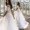 Bohemian Spaghetti Strap Wedding Lace Dress Design Short Ruffles Bridal A Line See-Through Gown