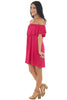 2022 Women's Sexy Off-shoulder Short Sleeve dress summer casual ladies dress coldker