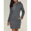 2022 Wholesale Factory Price Designer Long Sweatshirt Hooded Streetwear Plus Size 5xl Women Hoodie Dress